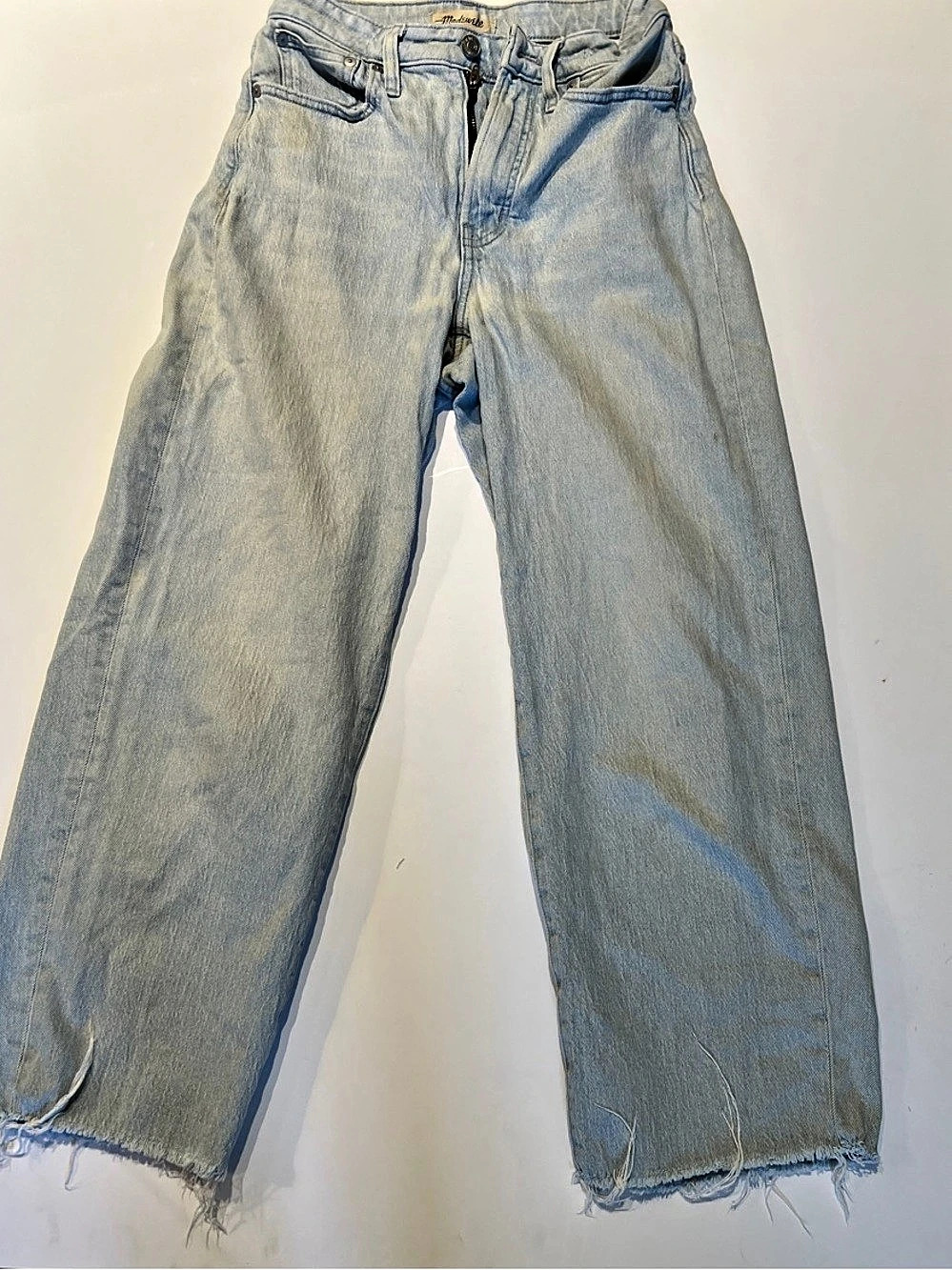 Madewell The Curvy Perfect Vintage Wide-Leg Jean Blue Waist